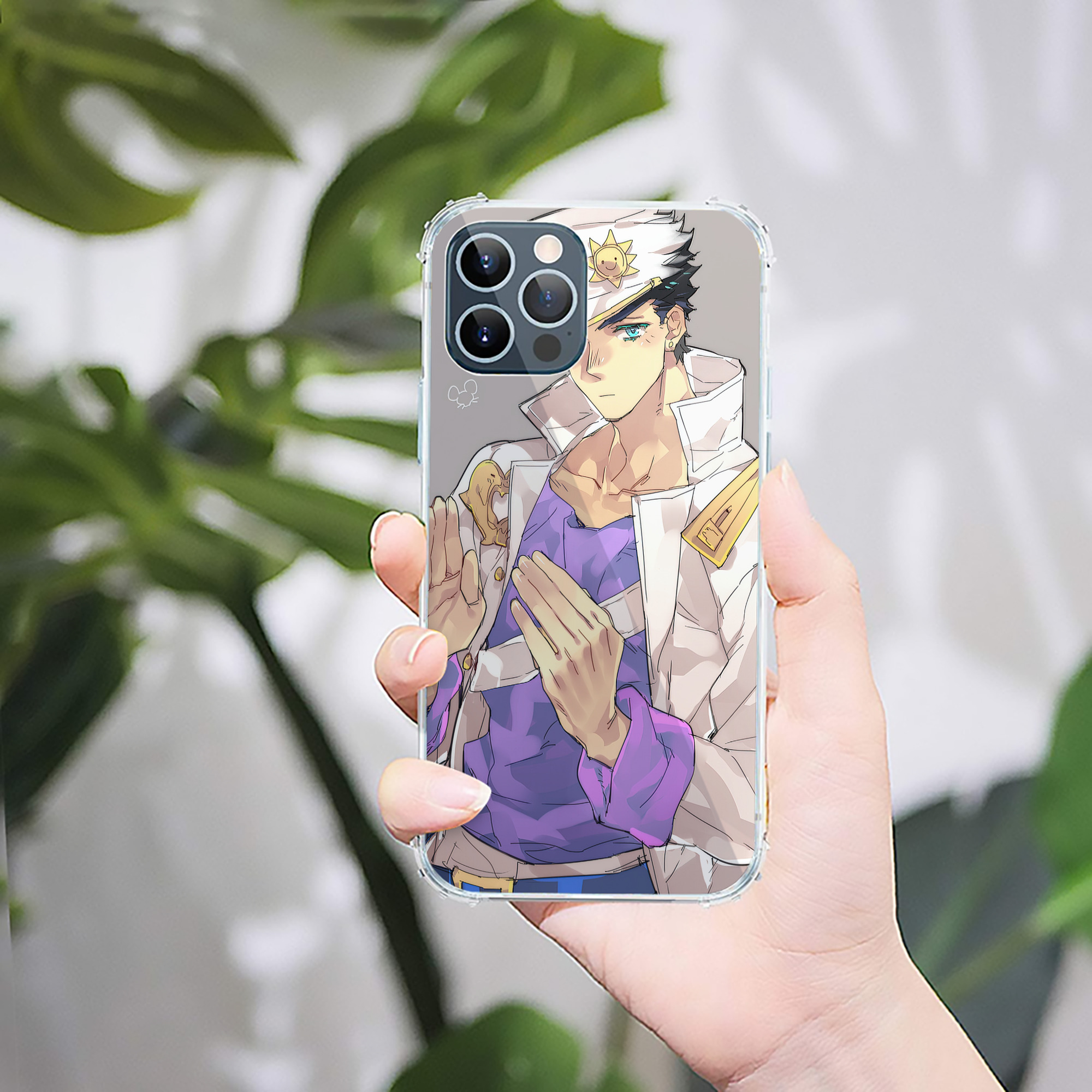 （画像用） ジョジョの奇妙な冒険 JoJo's Bizarre Adventure 【iPhone 12シリーズ対応】透明スマホケース（クリアソフトケース）